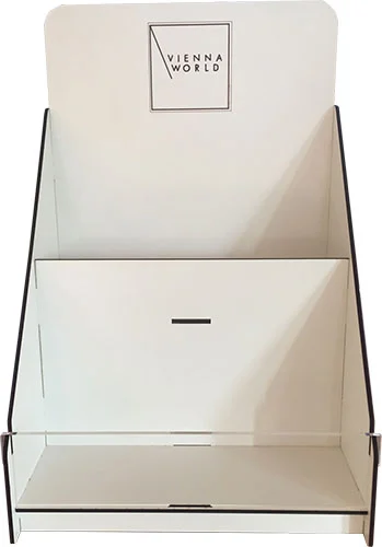 Display desk wooden