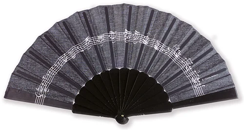 Fan Line of notes black