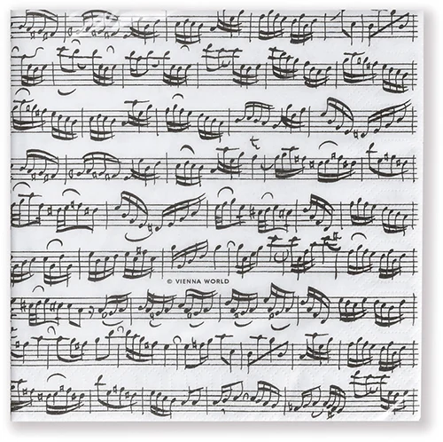 Napkins, Sheet Music Design, 33x33 cm