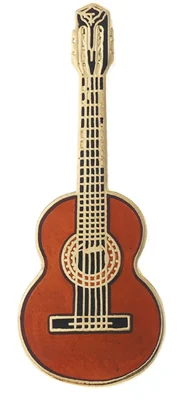 Pin Guitar dark