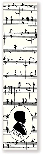 Bookmark Strauss Silhouette
