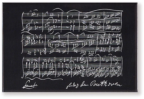 Beethoven Magnet, Black