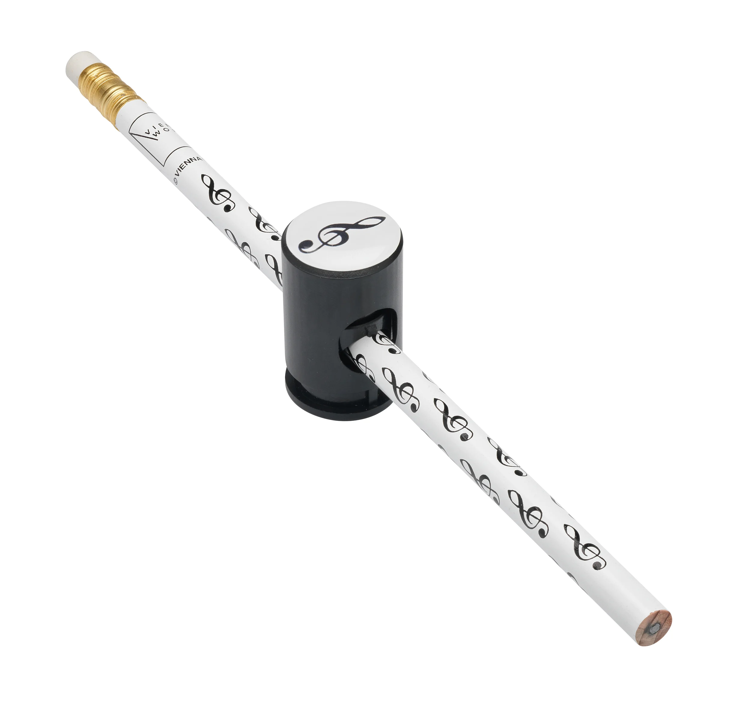 Pencil clip set G-clef magnetic