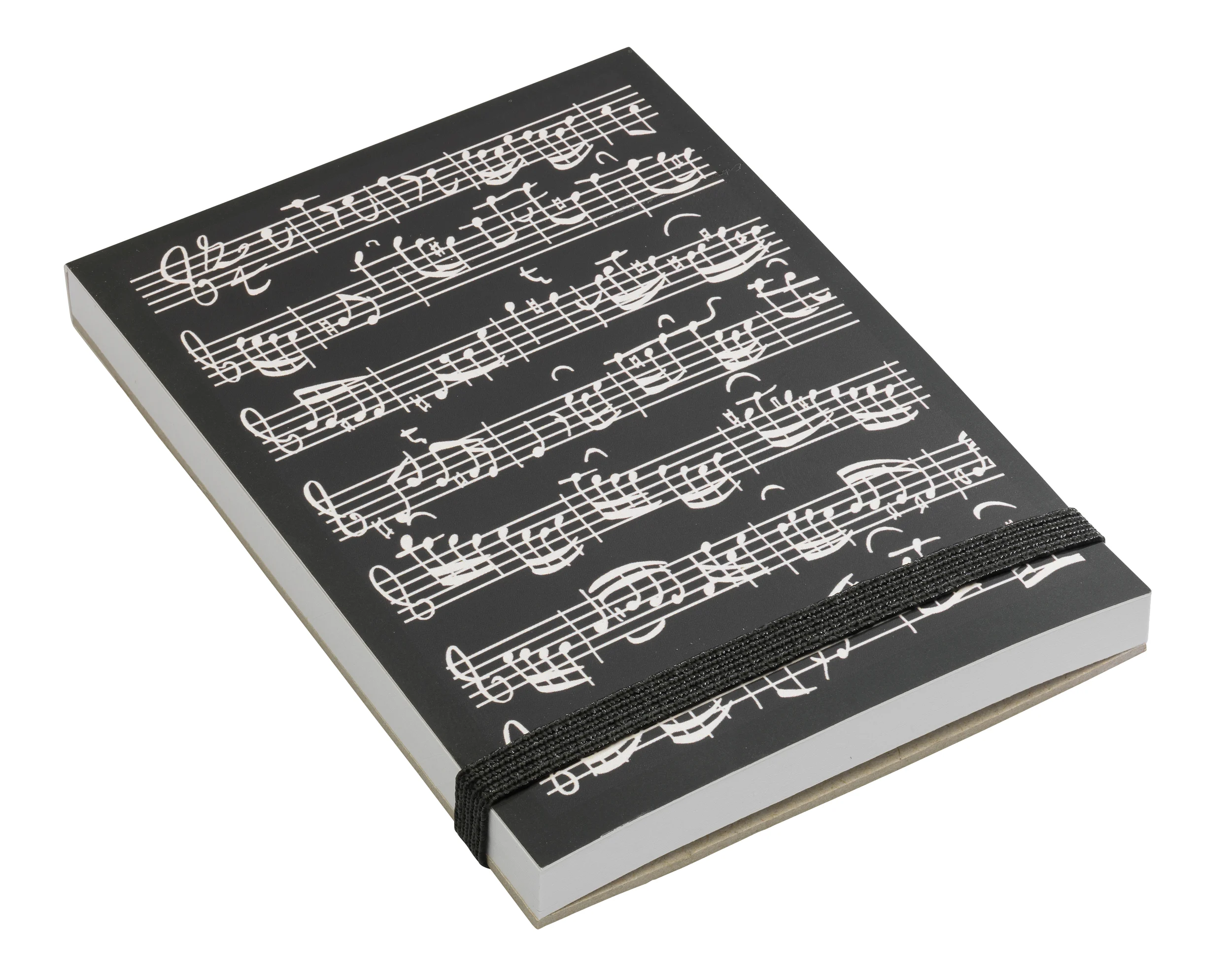 Black A7 Music Sheet Notepad