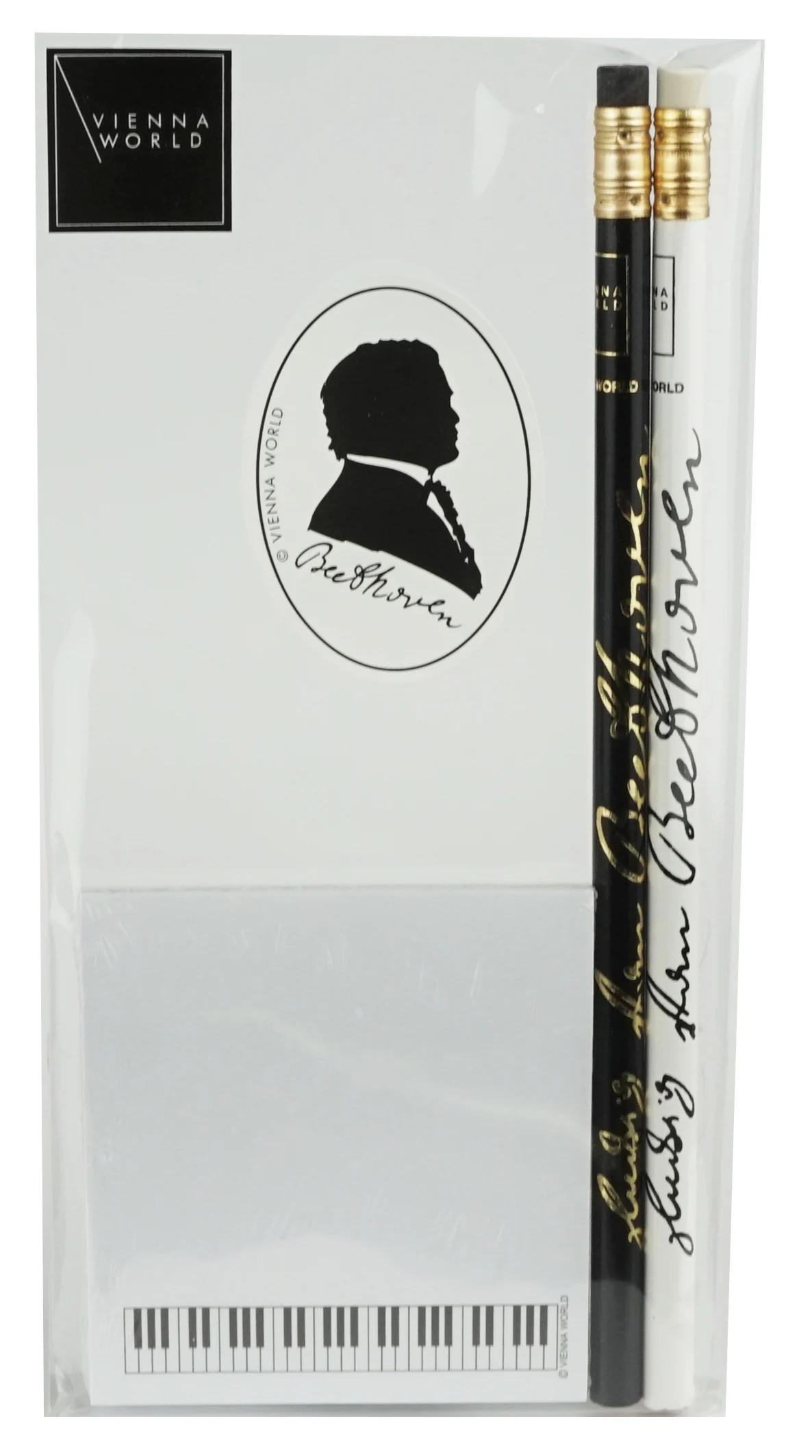 Stationery set Beethoven Silhouette 3-pcs