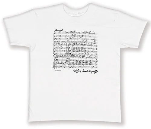 T-Shirt Mozart white S