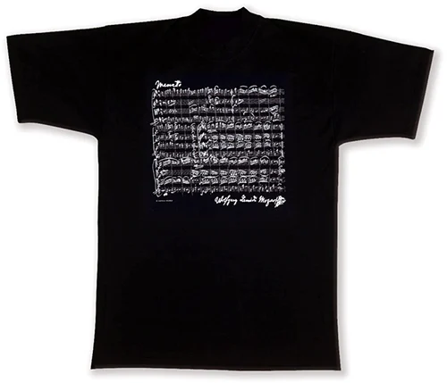 T-Shirt Mozart black L