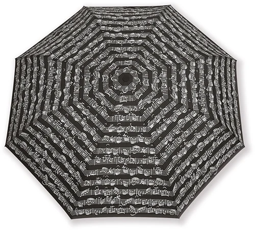 Mini umbrella Sheet music black