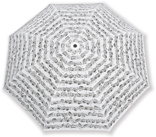 Mini umbrella Sheet music white