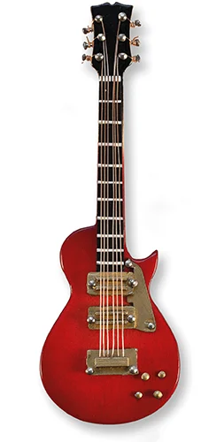 E-Guitar red/gold magnetic