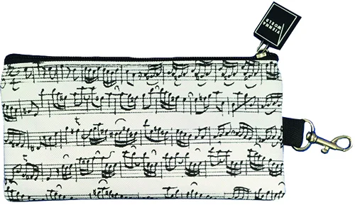 Pencil case Sheet music white