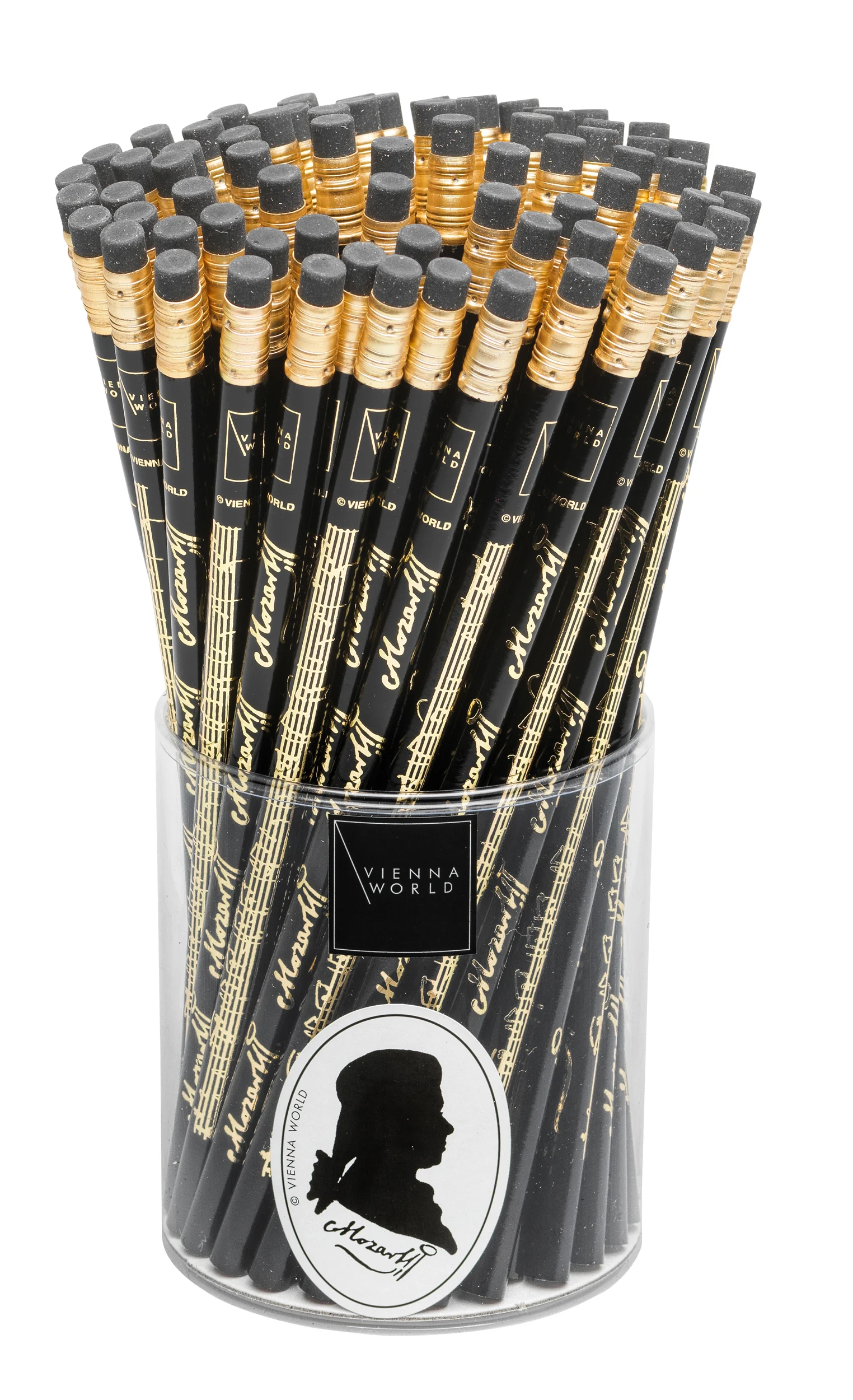 Pencil box Mozart black (72 pcs)