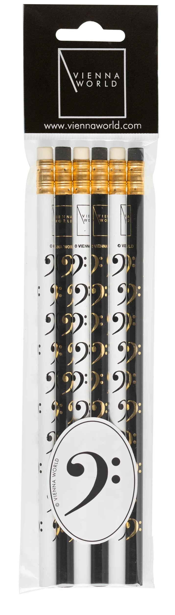 Pencil set Bass-clef b/w