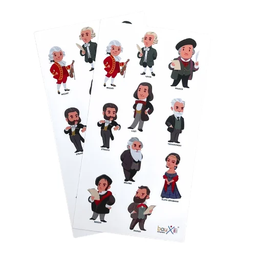 Bauxili Composers Stickers 2 (2 Sheets)