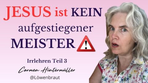 Jesus ist kein aufgestiegener Meister