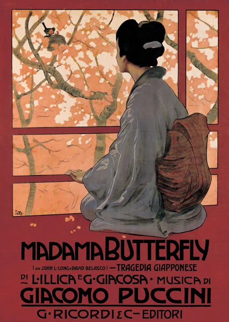 Greeting Card Madama Butterfly (incl. envelope)