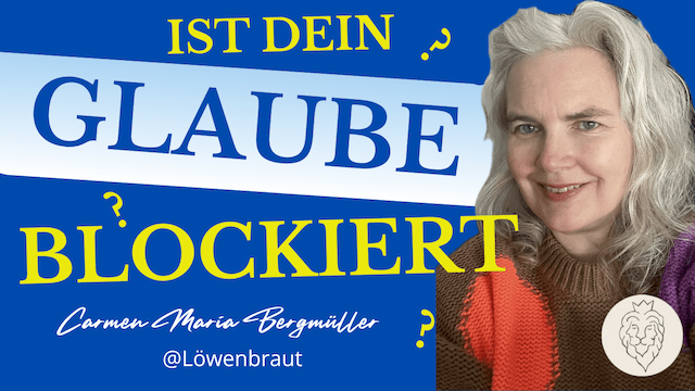 Warum dein Glaube blockiert ist Carmen Bergmüller im Coaching-Kontext erklärt, warum Gebete nicht erhört werden und wie ein geteiltes Herz zwischen Glauben und Zweifel die Gebetserhörung beeinflusst.