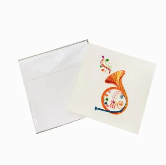 Greeting card Horn Paper Art