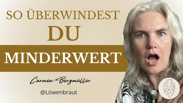 Carmen Bergmüller im Vlog-Titelbild zum Thema "Minderwertigkeitsgefühle überwinden – was Gott wirklich über dich sagt"